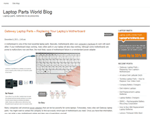 Tablet Screenshot of laptoppartworld.com